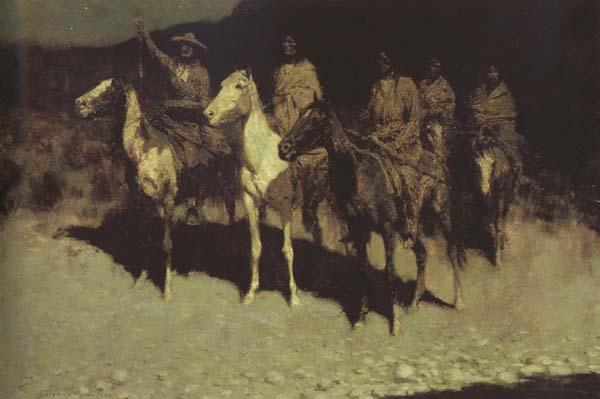 Frederic Remington Who Comes There (mk43)